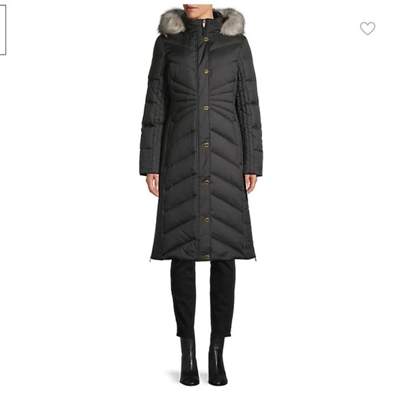 Anne Klein | Hooded Puffer Coat - Picture 1 of 3